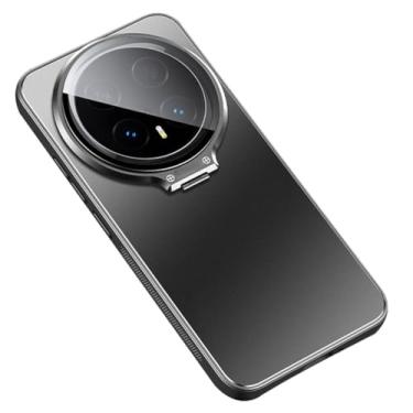 Imagem de LTLMYDAM Capa magnética para Honor Magic 8 Pro/8, suporte de proteção para câmera, capa fina, textura fosca, capa de carregamento sem fio, preta, 8 Pro