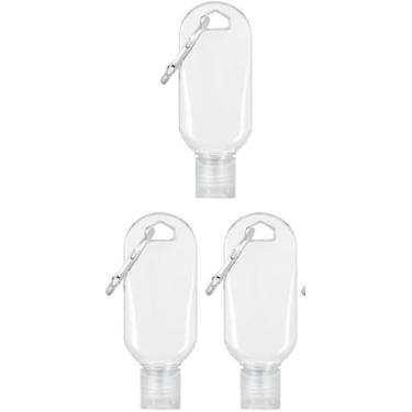 Imagem de 3 porta-chaves transparentes portáteis de molho picante, mini recipientes de ketchup para levar – Chaveiro de molho picante recarregável tamanho viagem, molhos e marinadas, molho picante, grampos de