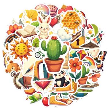 Imagem de 100 peças, natureza, animais, objetos, faça você mesmo, adesivos de animais brilhantes para guitarra, laptop, capacete, skate, faça você mesmo, telefone, guitarra, laptop, notebook, mala de viagem