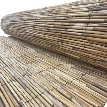 Imagem de Esteira De Bambu Natural 0,80Mt X 5Mt Cortina Decoração Casa