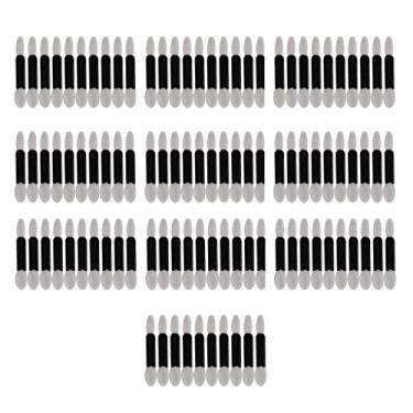 Imagem de barenx 100 aplicadores macios de sombra esponja, lábios, pincel descartável