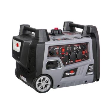 Imagem de GERADOR DIGITAL TOYAMA A GASOLINA TG3500ISPER-XP, MONO, 220V, 60HZ, 3.5KW, PART. ELET/MANUAL, CONTR REMOTO, CABINADO