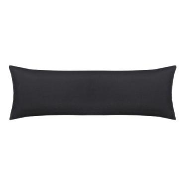 Imagem de Fronha Super Body Pillow Altenburg Toque Acetinado Preto