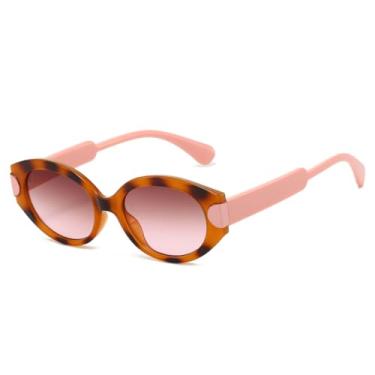 Imagem de Óculos de sol vintage para viagem ao ar livre, óculos de sol estilo olho de gato feminino, lentes multicoloridas, uv400 (3)