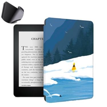 Imagem de Yzlvigrous Capa para Kindle Paperwhite 12th/Colorsoft Signature Edition 1ª Geração 2024, Tampa Traseira de TPU Macio de 7 Polegadas com Sono/acordamento Automático, Modelo: SA568B/SA59CP/SA569P