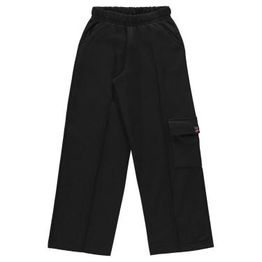 Imagem de Calça Wide Leg Básica em Moletom Juvenil Gloss-Feminino