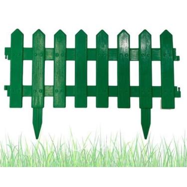 Imagem de Cerquinha Para Jardim Plástico Horta Canteiro Piscina Kit 4 - WL ORNAM