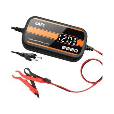 Imagem de Carregador De Bateria De Carro 12V 2Ah-20Ah Com Display Digital Inteli