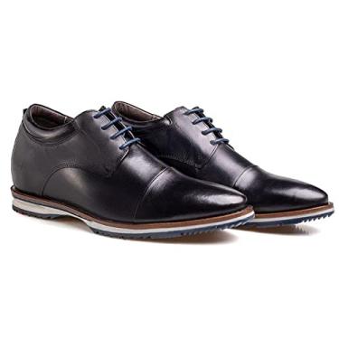 Imagem de Sapato Inglês Masculino Rafarillo Palmilha De Elevação Couro Preto 42