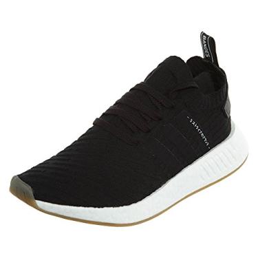 Imagem de adidas Originals Tênis de corrida masculino NMD_r2 Prime Knit, Preto/Preto/Preto, 9