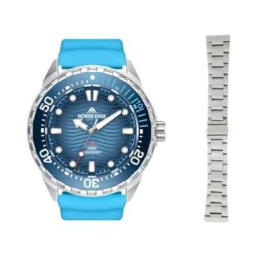 Imagem de Relógio De Mergulho Luxuoso Masculino Com Energia Solar NORTH EDGE TRI