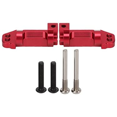 Imagem de CUOFYUNL 2pcs RC liga de alumínio roda dianteira C Seat C base acessório RC para C10 1967 (Vermelha)