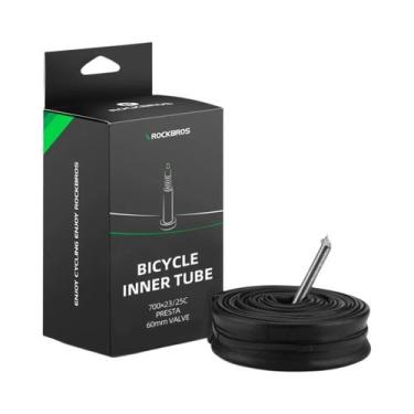 Imagem de Câmara De Ar Para Bicicleta De Estrada 700C Em Borracha Butílica Com V