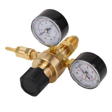 Imagem de LiebeWH Regulador de Gás para Soldagem MIG TIG, Latão Maciço Com Controle Preciso de Pressão e Medidores Duplos, Ideal para Cilindros de Gás Argônio e CO2
