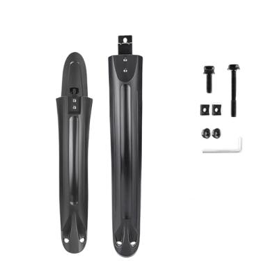 Imagem de 1/2 peças Para-lamas de bicicleta Mountain Bike, protetor de lama para roda dianteira e traseira de 26 a 29 polegadas, protetor de liberação rápida(028 A Set)