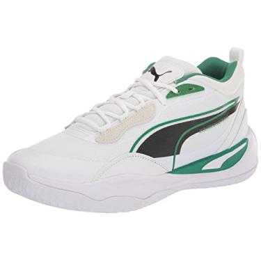 Imagem de PUMA Tênis masculino Playmaker Pro, Puma - branco-verde amazon, 7.5