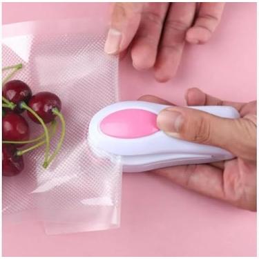 Imagem de Mini Maquina Portátil Seladora Plástico e Embalagem à Pilha