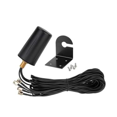 Imagem de Bingfu Antena externa MIMO de banda dupla 5G LTE 4 x 4 com cabo de 3 m, conector macho SMA para Verizon AT&T T-Mobile 4G 5G hotspot modem roteador sem fio câmera de trilha de gateway celular