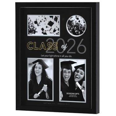 Imagem de Dicksons Porta-retrato cristão inspirador com colagem com escritura, 38 x 30,5 cm, madeira e vidro, classe de formatura 2026