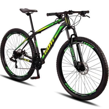 Imagem de Bicicleta Aro 29 Alumínio Gott 24v Freio A Disco Propp X3 - Amarelo-verde - 19