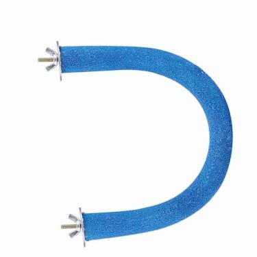 Imagem de Generic Brinquedo de Gaiola de Suporte de Poleiro de Madeira Com Superfície áspera para Papagaio, Material Natural para Pássaros de Estimação, ótimo Aparador de Unhas e Bico, Perfeito para Papagaios