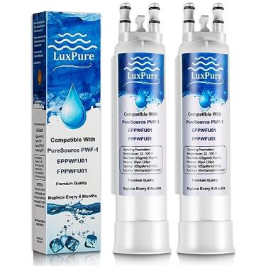 Imagem de Filtro de água PWF-1 FPPWFU01 e combo de filtro de ar PureAir AF-2 FRGPAAF2, compatível com FRIGCOMBO6, FRFC2323AS, FRFG232LAF, FRFN2823AS, FRFS2823AD, FRFS2823AS, FRFS2823AW, 2 filtros de água+2