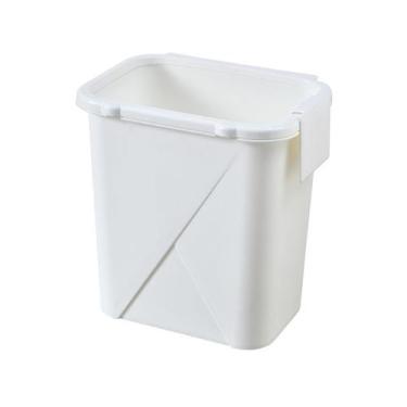 Imagem de Mesa de lixo grande de plástico branco com gancho suspenso - taiyuanke