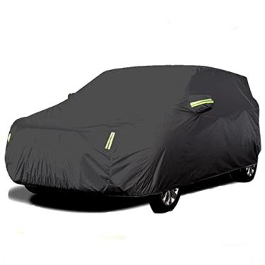 Imagem de Capa de carro SUV à prova d'água para todos os climas, capas externas completas para automóveis com material macio, proteção contra granizo contra vento de neve UV, capa universal para carro