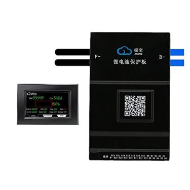 Imagem de JK Smart BMS Lifepo4 Bateria 8S 16S 17S 24S RS485 100A 0.6A 1A 2A Active Balance Li-Ion Camping Placa de Proteção de Bateria BMS Equalizador de Bateria (Tamanho: BD6A24S10P LCD)