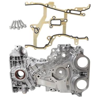 Imagem de Riyhch Conjunto de bomba de óleo com tampa de corrente de distribuição com junta para Chevy Sonic/Cruze/Trax 11-20, para Buick Encore 13-17, 1.4L, OE 55562793, 25199424, 25195406, 55565338, 55581012