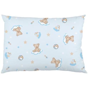 Imagem de Fronha Avulsa para Bebê 28 cm x 40 cm Bublim, Urso Brinquedo