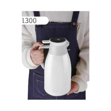 Imagem de Garrafa Térmica De Grande Capacidade 1.3/2L Com Display Digital E Reve