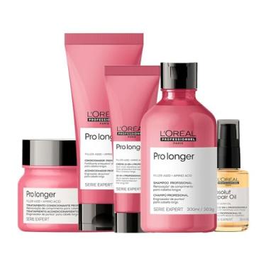 Imagem de Kit L'oréal Professionnel Serie Expert Pro Longer - 4 Produtos + Óleo Absolut Repair 10 In 1 30ml