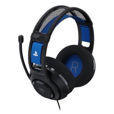 Imagem de Turtle Beach Atlas 200 Fone de ouvido preto com fio para jogos para PS5 e PS4 - oficialmente licenciado para PlayStation
