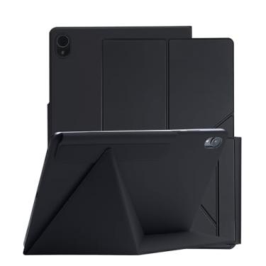 Imagem de Capa magnética para Samsung Galaxy Tab S11 (27.9 cm) 2025 - Tablet modelo SM-X730/SM-X736 com suporte S-Pen, capa para tablet inteligente despertar/hibernar automaticamente, preta