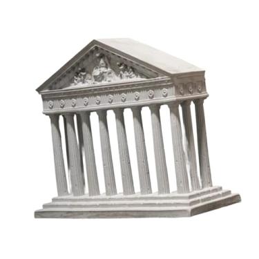 Imagem de IEUDNS Decoração para aquário: estátua de coluna romana em pedra, miniaturas de figuras decorativas para aquários. Ideal para decoração e artesanato.