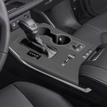 Imagem de Temmis Kit de silicone para console central para Toyota Highlander 2026 (versão híbrida), capa de adsorção eletrostática de consel central completo para Toyota Highlander - Preto