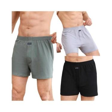 Imagem de Calças De Pijama Masculinas Confortáveis E Largas De Algodão Aro Para 