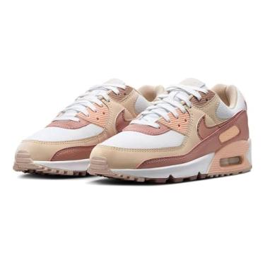 Imagem de Nike Tênis feminino Air Max 90 NN PRM (branco/coral lavado/rosa partícula), Branco/coral lavado/rosa partícula, 34