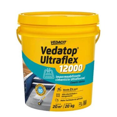 Imagem de Impermeabilizante Vedatop Ultraflex 20 Kilos - 132970 - VEDACIT