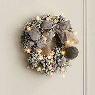 Imagem de U5GAAALPPQ9 Guirlanda de Natal quente Ano Novo Janela Porta Decoração Adereços Arranjo de Cena Decorações de Guirlanda de Natal (Tamanho : Estilo 3) ()