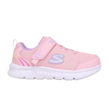 Imagem de Tênis Skechers Comfy Flex 2.0 26 Infantil - Rosa-Feminino