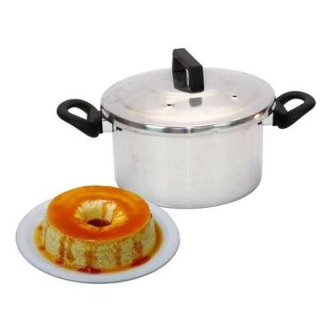 Imagem de Forma, Panela Pudim, Meia Pressão, Seu Pudim Em 25 Minutos Cor: Prata 