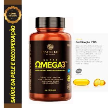 Imagem de Super omega 3 Tg 1080mg EPA 720mg DHA Ultra Concentrado 180 capsulas -