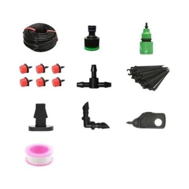 Imagem de Sistema De Irrigação Por Gotejamento Ajustável 5-60M, Kit De Rega Para