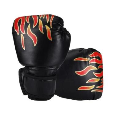 Imagem de Luvas De Boxe Ajustáveis Para Crianças, Pretas, Confortáveis Para Trei