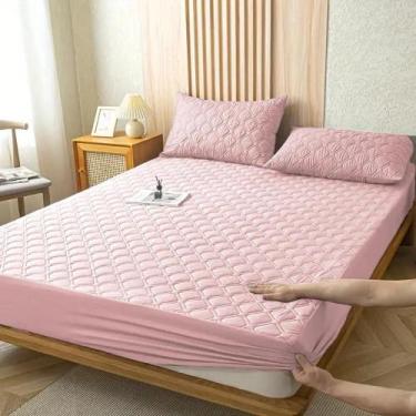 Imagem de Protetor Colchão Impermeável King Matelado - Casa Fernando, Rosa