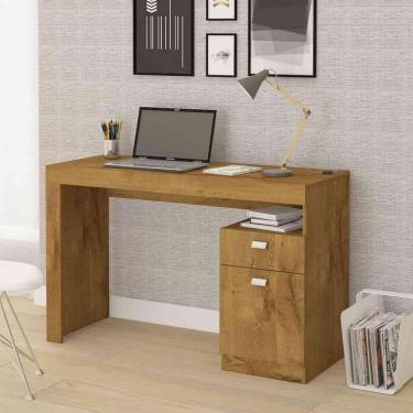 Imagem de Escrivaninha Home Office Multiuso 1 Gaveta E 1 Porta Melissa Permobili Mel Mel