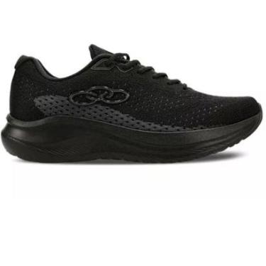 Imagem de Tênis Olympikus Soma Preto | Cabedal Respirável e Solado EVASENSE para Máximo Conforto 5063-Masculino