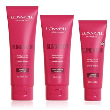Imagem de Lowell Blinda Cor Shampoo Condicionador e Leave-in 120ml